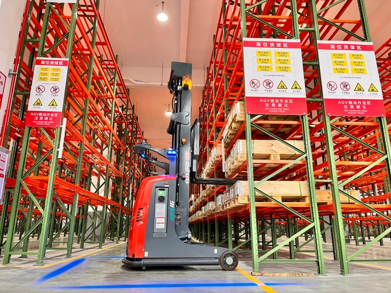 乾豪工业的智能物流系统AGV-2026.1